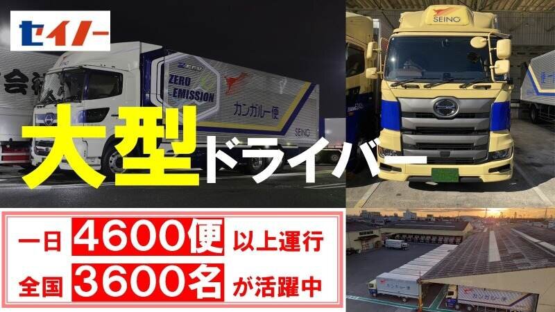 西濃運輸 セイノーカンガルー 特急便 トラック （国際輸送