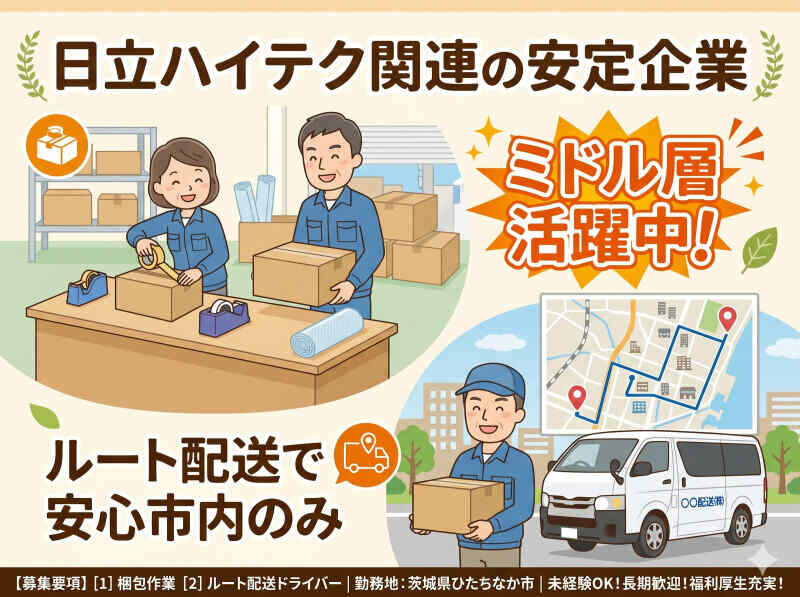 土日祝休み 配送の仕事 - 茨城県 ひたちなか市｜求人ボックス